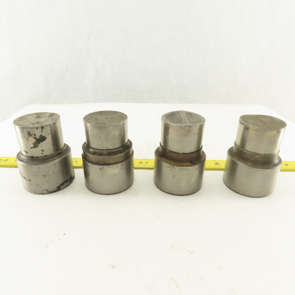 2.000 Round Hole CNC Turret Punch For 2.500 Holder Lot Of 4