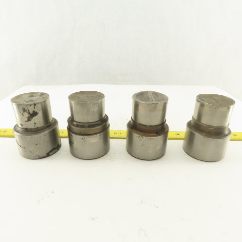 2.000 Round Hole CNC Turret Punch For 2.500 Holder Lot Of 4