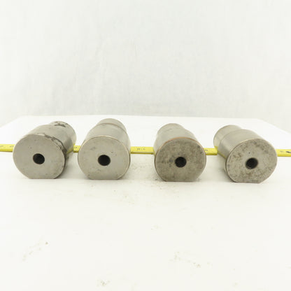 2.000 Round Hole CNC Turret Punch For 2.500 Holder Lot Of 4