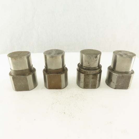 2.000 Round Hole CNC Turret Punch For 2.500 Holder Lot Of 4