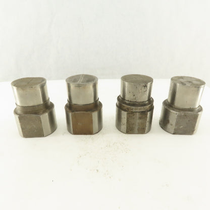 2.000 Round Hole CNC Turret Punch For 2.500 Holder Lot Of 4