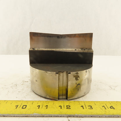 .250 X 4.000  Double Angle Cutter CNC Turret Punch For 4.125 Holder