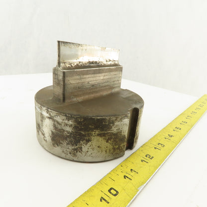 .125 X 3.000 Single Angle Shear Cutter CNC Turret Punch For 4.125 Holder