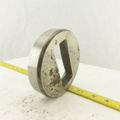 1.500 X 3.625  +.060 Rounded Square CNC Turret Die .250 Radius 5.250 Holder