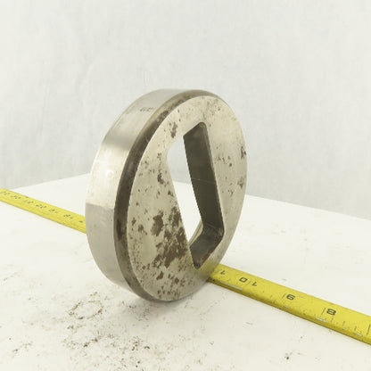 1.500 X 3.625  +.060 Rounded Square CNC Turret Die .250 Radius 5.250 Holder