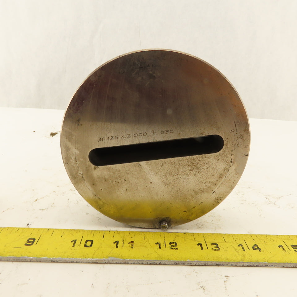 .125 X 3.000  +.030 Rounded Square CNC Turret Die  4.500 Holder