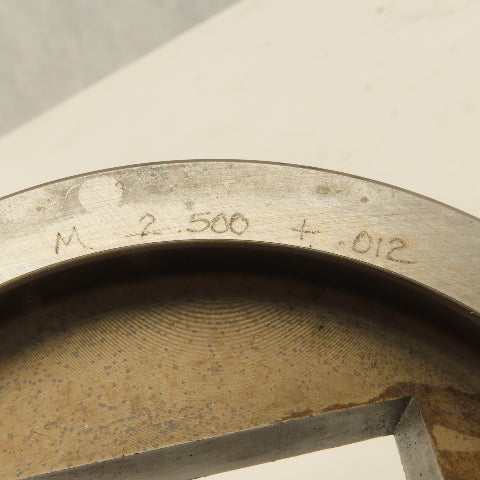 2.500 +.012 Square Hole CNC Turret Punch Die Slug Relief For 5.250 Holder