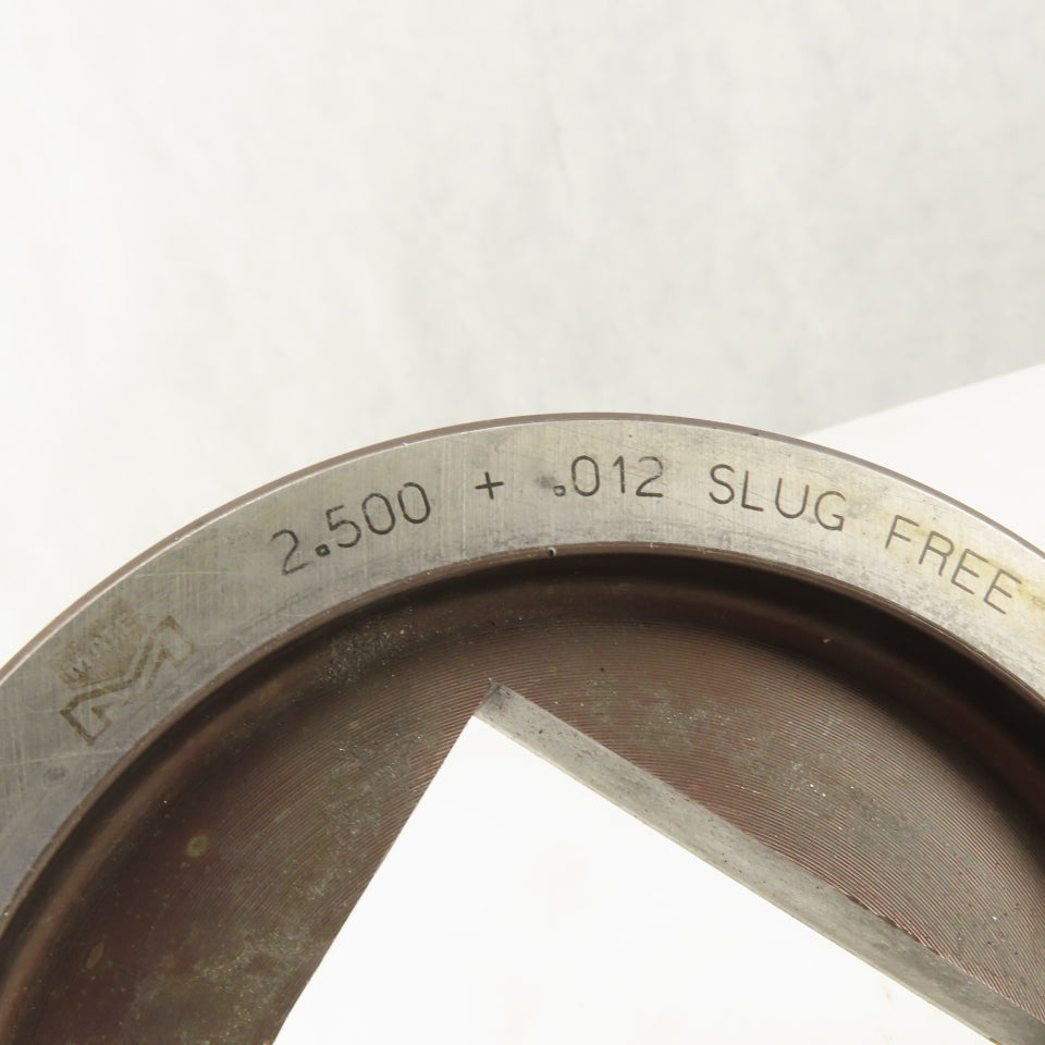Mate 2.500 +.012 Square Hole CNC Turret Punch Die Slug Free For 5.250 Holder