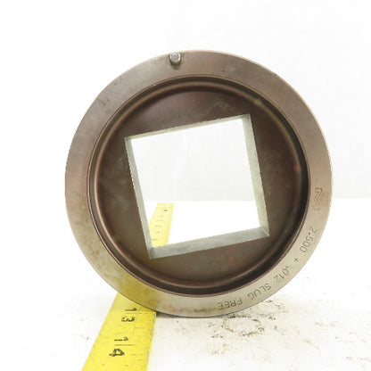 Mate 2.500 +.012 Square Hole CNC Turret Punch Die Slug Free For 5.250 Holder
