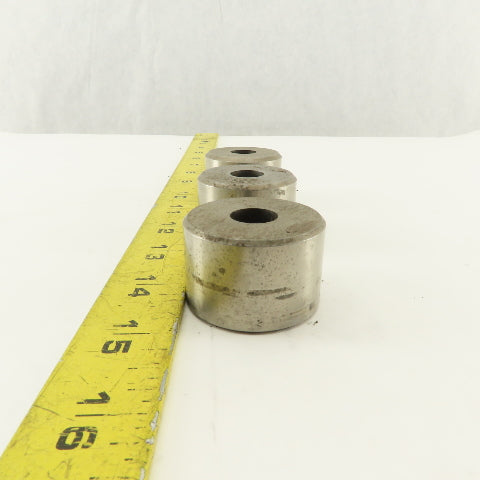 .500 +.030 Round Hole CNC Turret Punch Die Slug Free For 1.5625 Holder Lot Of 3