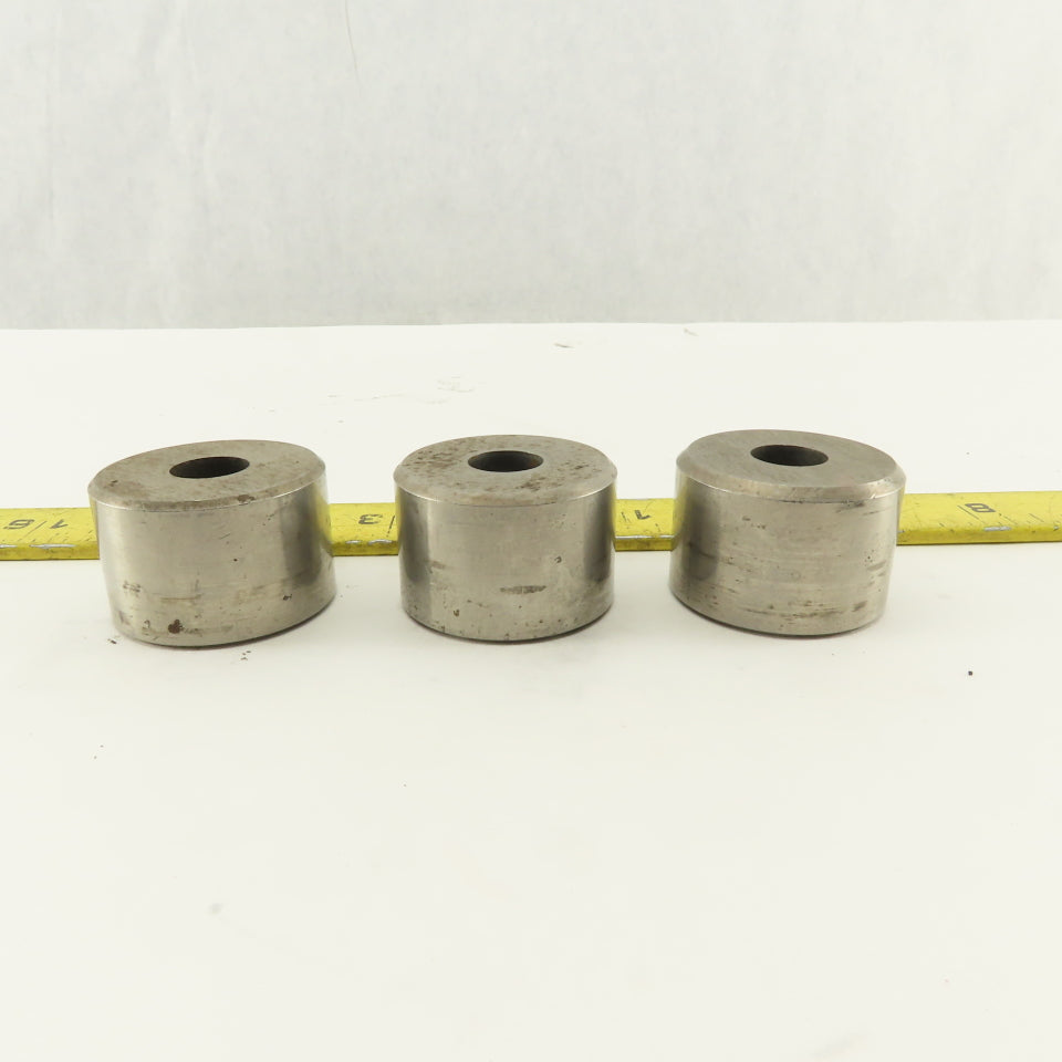 .500 +.030 Round Hole CNC Turret Punch Die Slug Free For 1.5625 Holder Lot Of 3