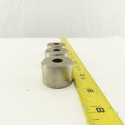 .500 +.030 Round Hole CNC Turret Punch Die Slug Free For 1.5625 Holder Lot Of 3