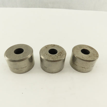 .500 +.030 Round Hole CNC Turret Punch Die Slug Free For 1.5625 Holder Lot Of 3