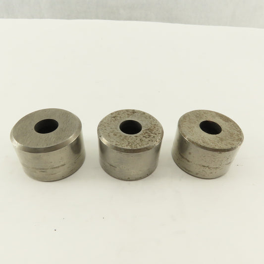 .500 +.030 Round Hole CNC Turret Punch Die Slug Free For 1.5625 Holder Lot Of 3