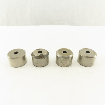 .344 +.030 Round Hole CNC Turret Punch Die Slug Free For 1.5625 Holder Lot Of 4