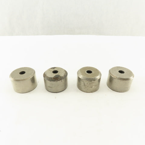 .344 +.030 Round Hole CNC Turret Punch Die Slug Free For 1.5625 Holder Lot Of 4