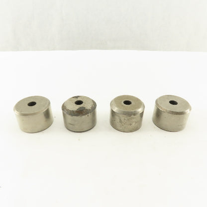 .344 +.030 Round Hole CNC Turret Punch Die Slug Free For 1.5625 Holder Lot Of 4