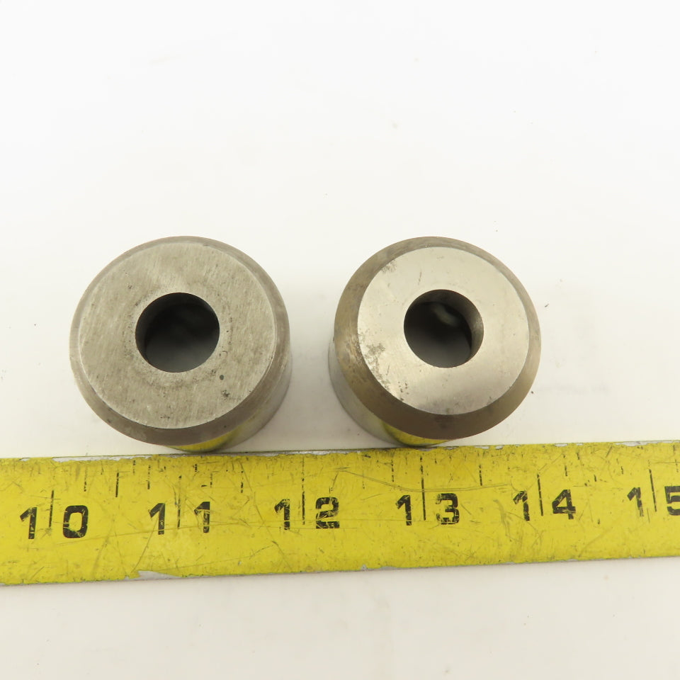 .563+.020 Round Hole CNC Turret Punch Die Slug Free For 1.5625 Holder Lot Of 2