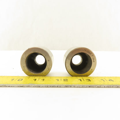 .563+.020 Round Hole CNC Turret Punch Die Slug Free For 1.5625 Holder Lot Of 2