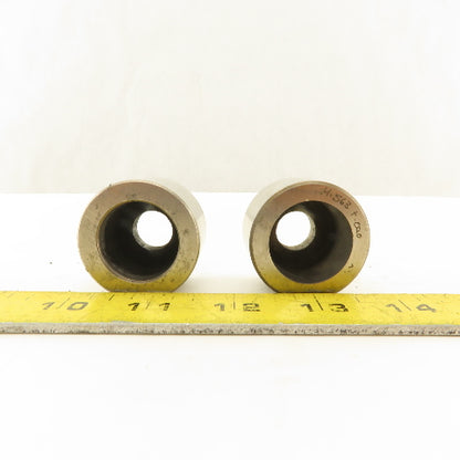 .563+.020 Round Hole CNC Turret Punch Die Slug Free For 1.5625 Holder Lot Of 2