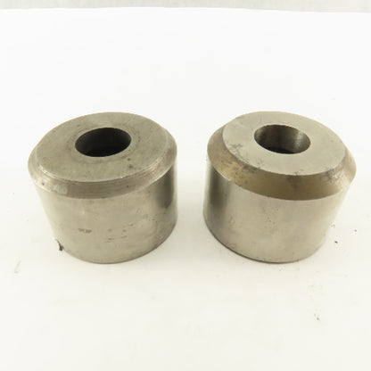 .563+.020 Round Hole CNC Turret Punch Die Slug Free For 1.5625 Holder Lot Of 2