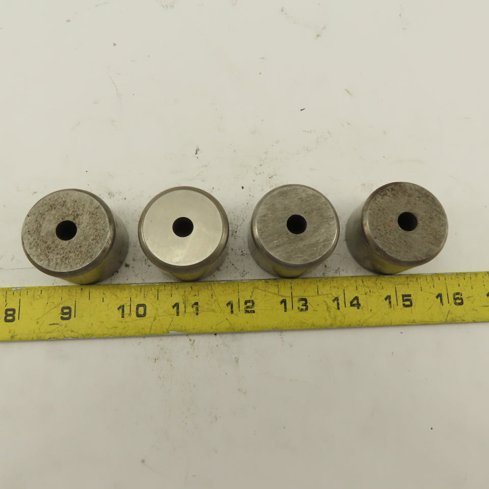 .323+.030 Round Hole CNC Turret Punch Die For 1.5625 Holder Lot Of 4