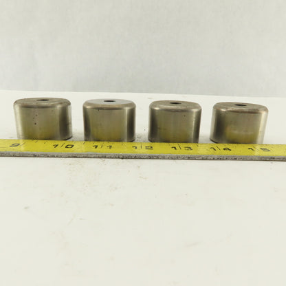 .323+.030 Round Hole CNC Turret Punch Die For 1.5625 Holder Lot Of 4