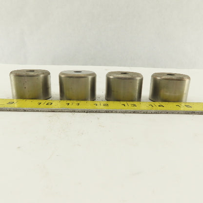 .323+.030 Round Hole CNC Turret Punch Die For 1.5625 Holder Lot Of 4