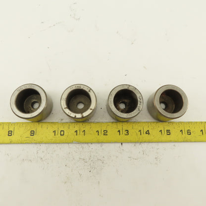 .323+.030 Round Hole CNC Turret Punch Die For 1.5625 Holder Lot Of 4