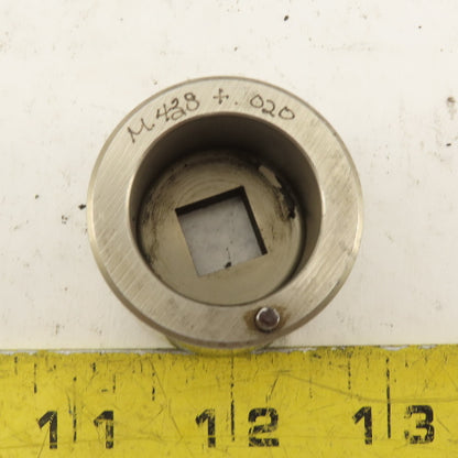 .438 +.020 Square Hole CNC Turret Die For 1.5625 Holder