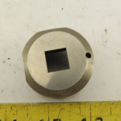 .438 +.020 Square Hole CNC Turret Die For 1.5625 Holder