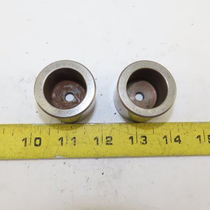 .250 +.030 Round Hole CNC Turret Punch Die Slug Free For 1.5625 Holder Lot Of 2