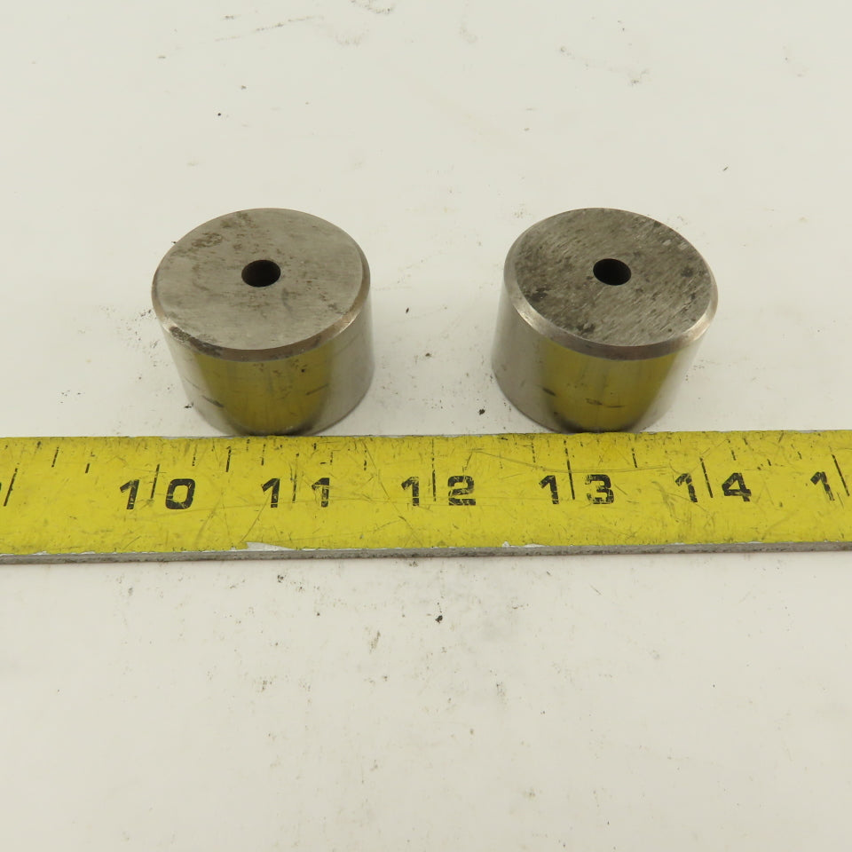.250 +.030 Round Hole CNC Turret Punch Die Slug Free For 1.5625 Holder Lot Of 2