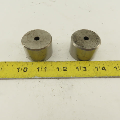 .250 +.030 Round Hole CNC Turret Punch Die Slug Free For 1.5625 Holder Lot Of 2