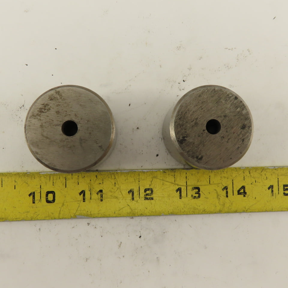 .250 +.030 Round Hole CNC Turret Punch Die Slug Free For 1.5625 Holder Lot Of 2