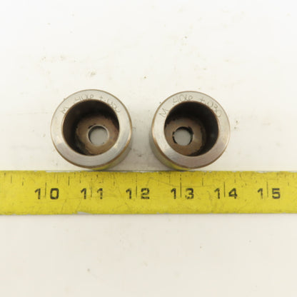 .406 +.030 Round Hole CNC Turret Punch Die Slug Relief For 1.562 Lot Of 2