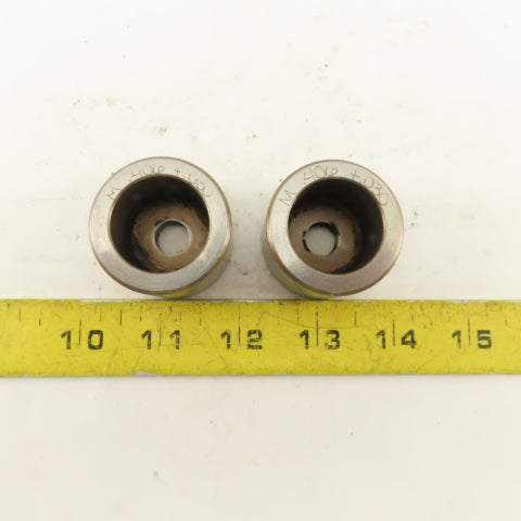 .406 +.030 Round Hole CNC Turret Punch Die Slug Relief For 1.562 Lot Of 2