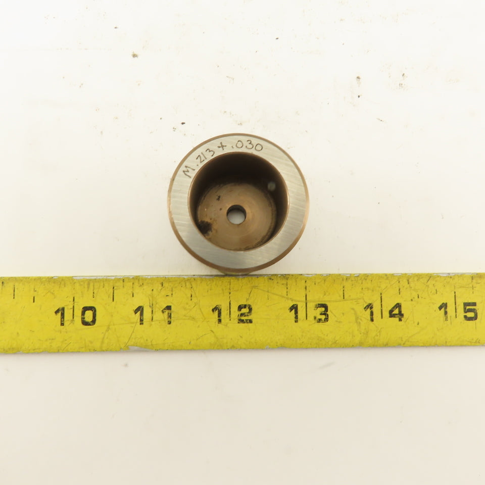 .213 +.030 Round Hole CNC Turret Punch Die Slug Relief For 1.562 Lot Of 2