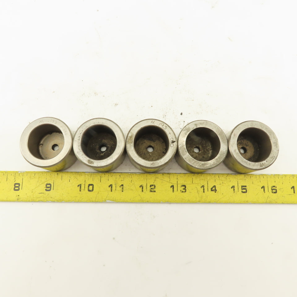 .193 +.030 Round Hole CNC Turret Punch Die Slug Relief For 1.562 Lot Of 5