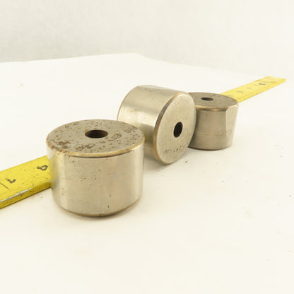 .257 +.060 Round Hole CNC Turret Punch Die Heavy Duty For 1.5625 Holder Lot Of 3
