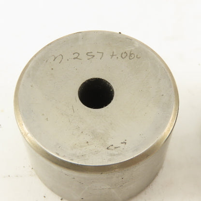 .257 +.060 Round Hole CNC Turret Punch Die Heavy Duty For 1.5625 Holder Lot Of 3