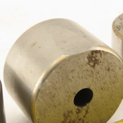 .257 +.060 Round Hole CNC Turret Punch Die Heavy Duty For 1.5625 Holder Lot Of 3