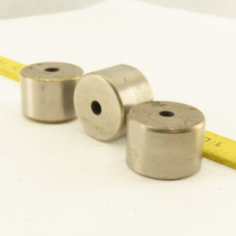 .257 +.060 Round Hole CNC Turret Punch Die Heavy Duty For 1.5625 Holder Lot Of 3