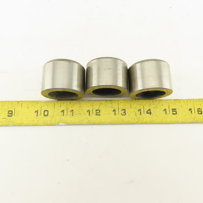 .257 +.060 Round Hole CNC Turret Punch Die Slug Free For 1.5625 Holder Lot Of 3