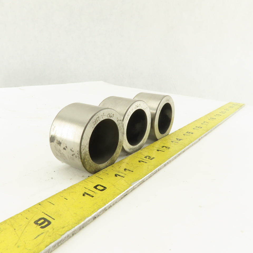 .257 +.060 Round Hole CNC Turret Punch Die Slug Free For 1.5625 Holder Lot Of 3