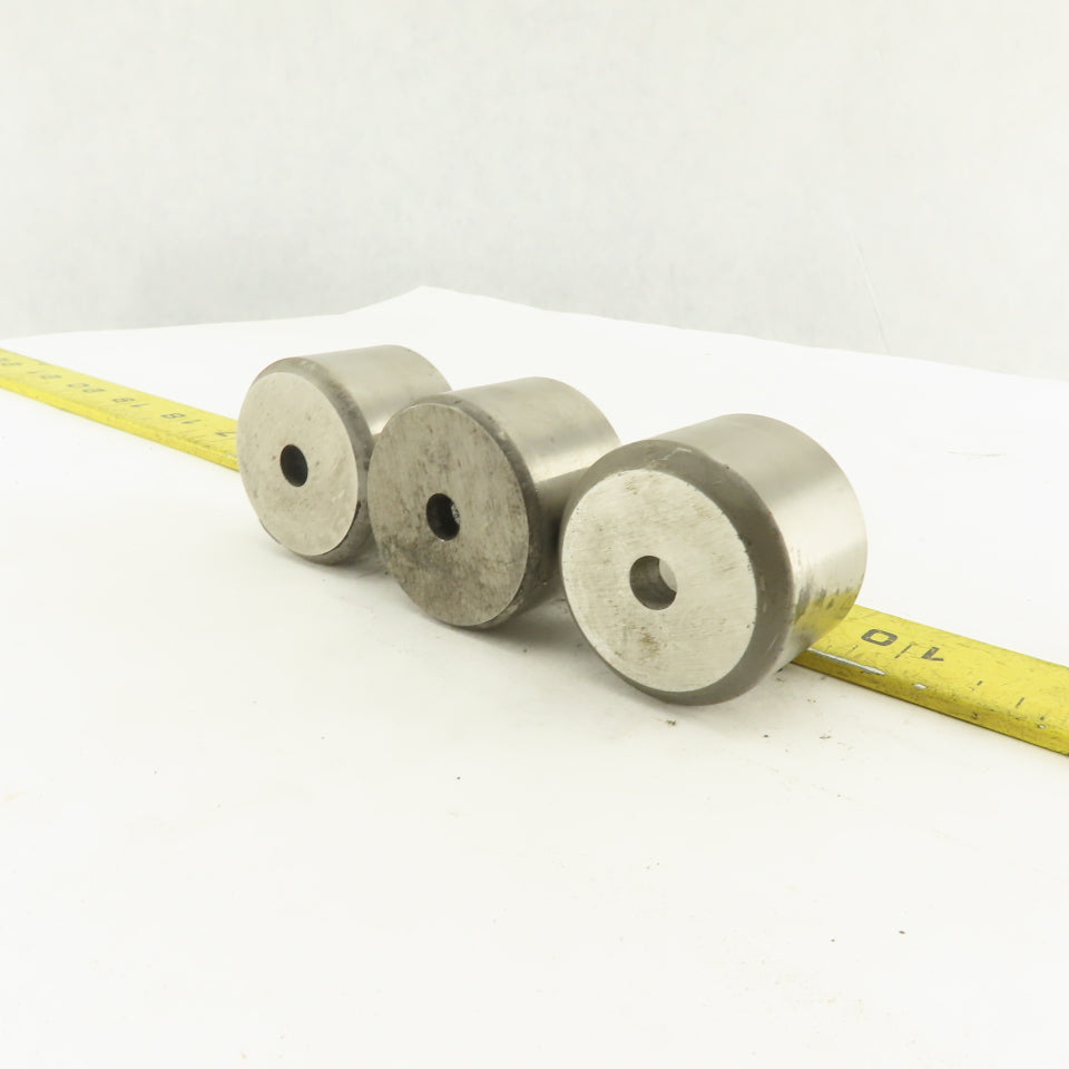 .257 +.060 Round Hole CNC Turret Punch Die Slug Free For 1.5625 Holder Lot Of 3