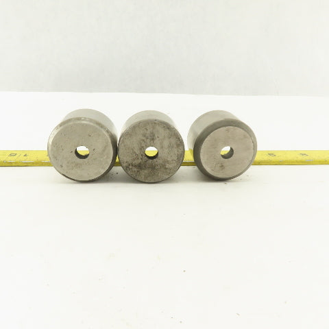 .257 +.060 Round Hole CNC Turret Punch Die Slug Free For 1.5625 Holder Lot Of 3