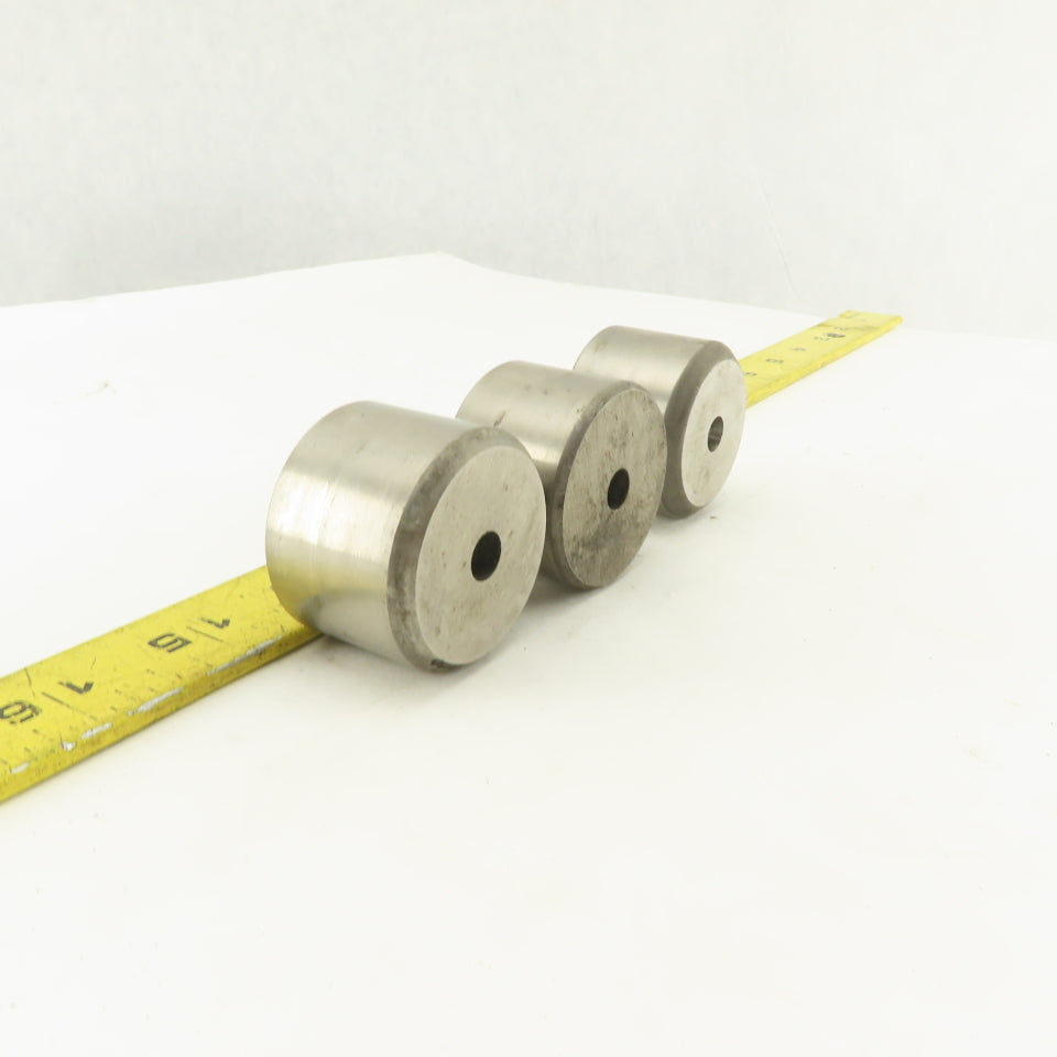 .257 +.060 Round Hole CNC Turret Punch Die Slug Free For 1.5625 Holder Lot Of 3