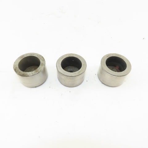 .257 +.060 Round Hole CNC Turret Punch Die Slug Free For 1.5625 Holder Lot Of 3