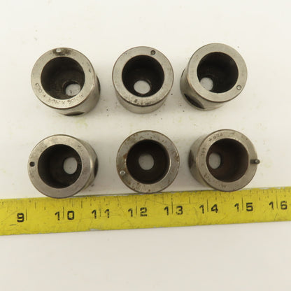 .406 x .469 +.020 Oval Hole CNC Turret Punch Die For 1.5625 Holder Lot Of 6